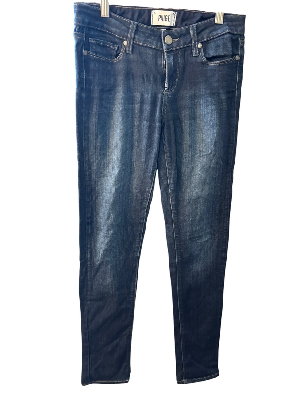PAIGE Dark Indigo Skinny Jeans